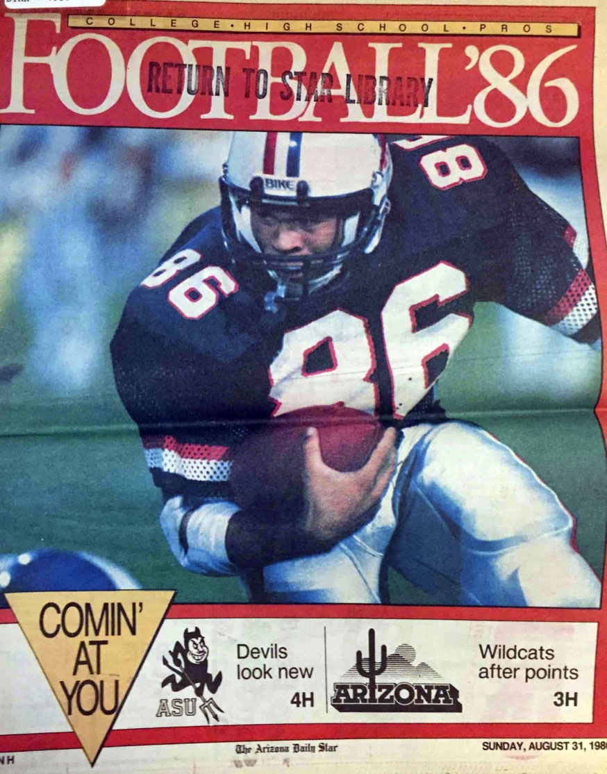 College football special section cover